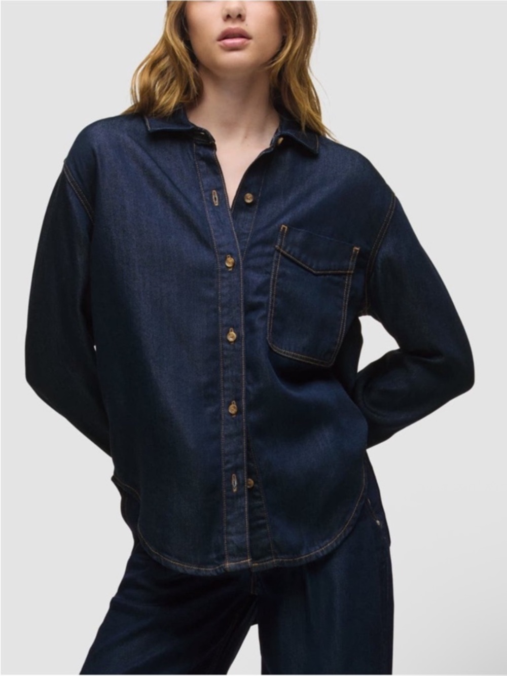 Hudson Jeans Oversized Button Down Shirt